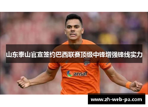 山东泰山官宣签约巴西联赛顶级中锋增强锋线实力 山东泰山官宣签约巴西联赛顶级中锋增强锋线实力