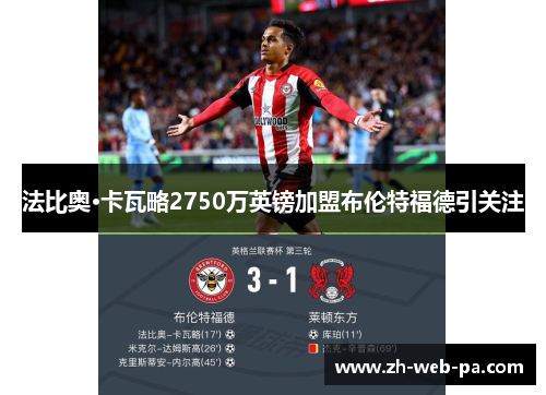 法比奥·卡瓦略2750万英镑加盟布伦特福德引关注 法比奥·卡瓦略2750万英镑加盟布伦特福德引关注