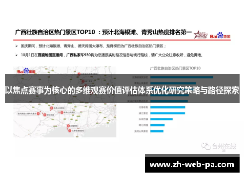 以焦点赛事为核心的多维观赛价值评估体系优化研究策略与路径探索